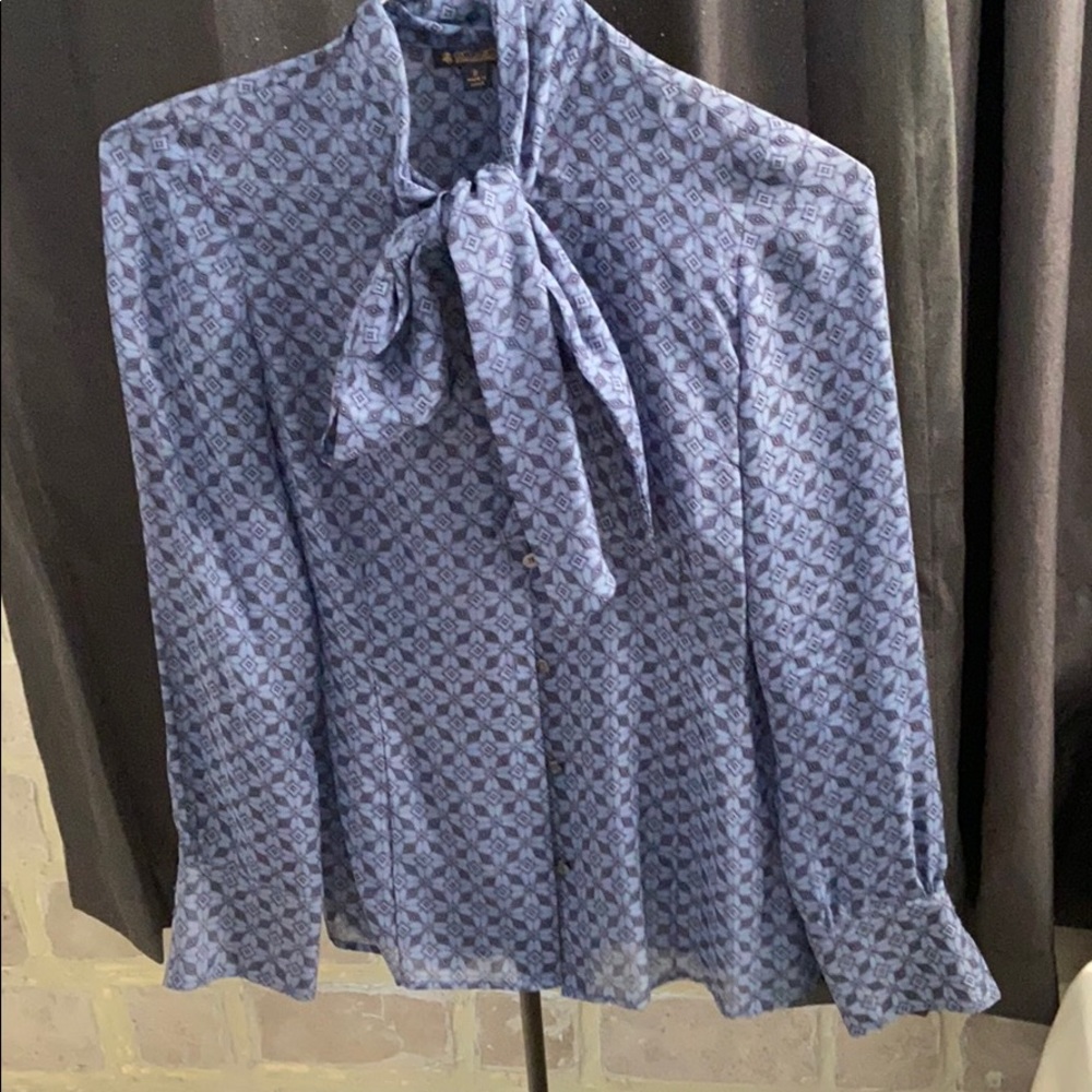 Brooks Brothers blue blouse